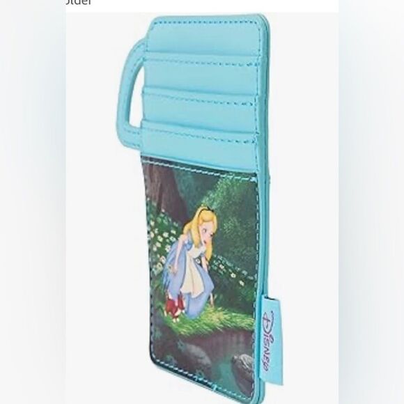 Disney Loungefly Alice in Wonderland Card Holder - Picture 4 of 5